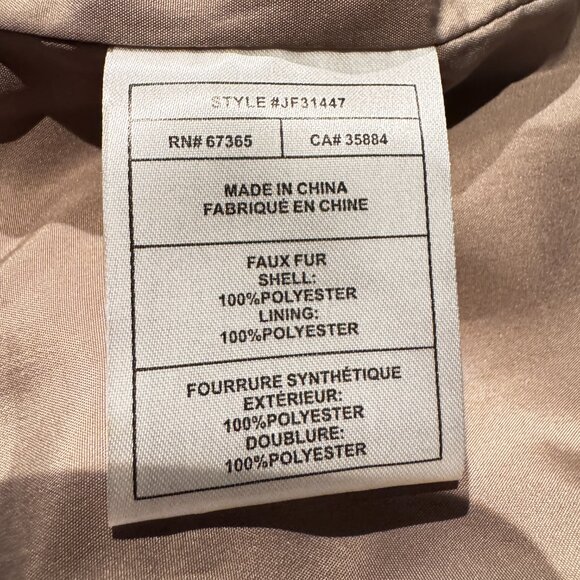 NEW Jack Soft Camel Faux Fur Vest - Picture 6 of 10